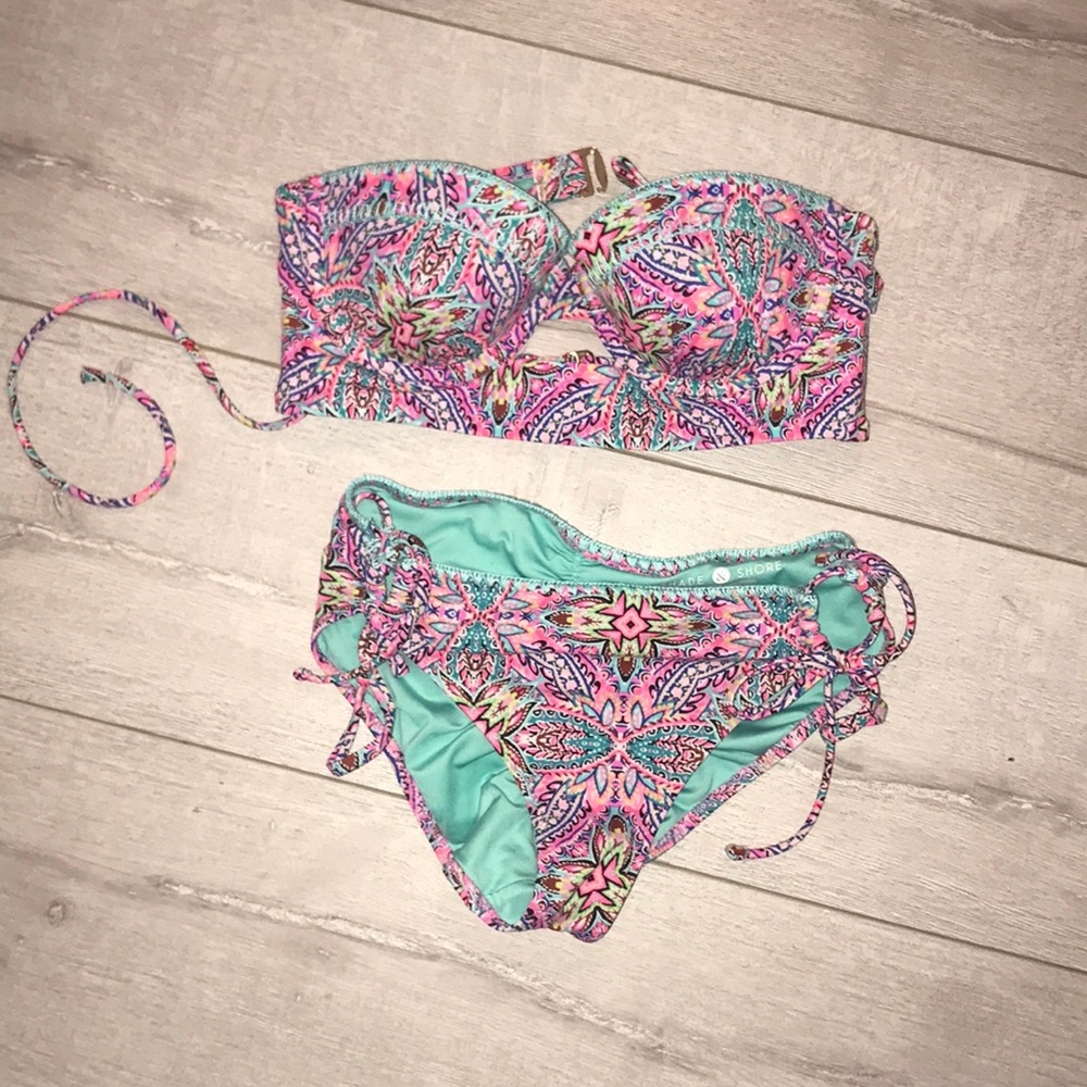 Shade n shore bikini underwire adjustable M 34btop - Picture 2 of 8